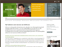 Tablet Screenshot of escrow.softcrow.com